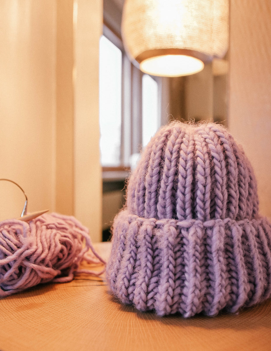 Neuleohje / Love Deluxe Chunky Beanie muhkupipo Iines DIY